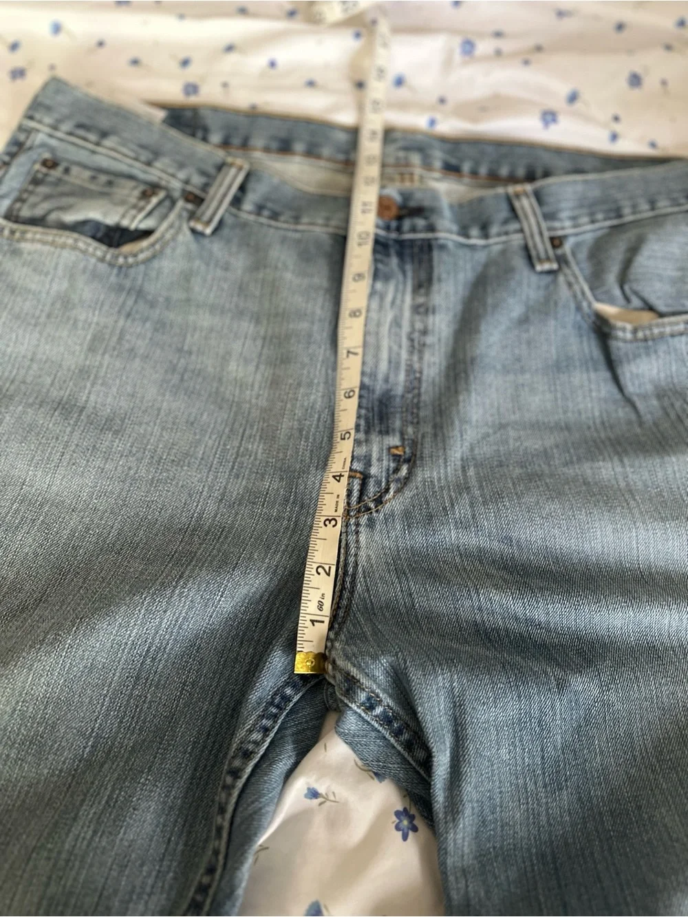 Levi's 569 Loose Fit Straight Leg Jeans 36x32 Blue Medium Wash Denim 100% Cotton